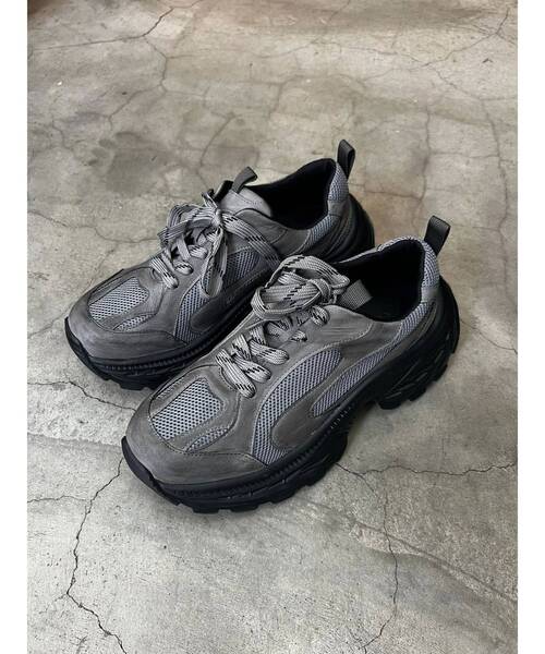 EMODA（エモダ）の「プランプソールスニーカー（スニーカー・レディース・グレー/ブラック・SMALL/MEDIUM/LARGE）」の16枚目の写真