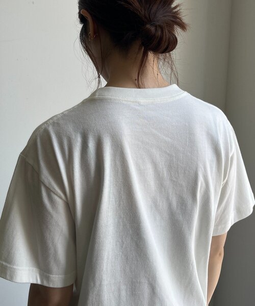 DouDou(ドゥドゥ)の「【WEB限定】ロゴペイントTEE(Tシャツ/カットソー・レディース・ブラック/オフホワイト・FREE)」の15枚目の写真