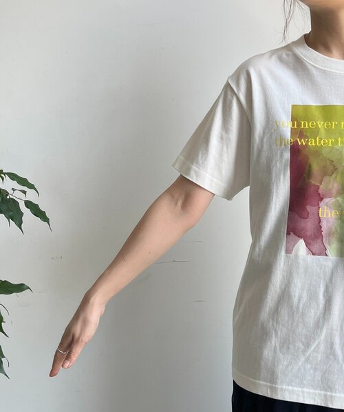 DouDou(ドゥドゥ)の「【WEB限定】ロゴペイントTEE(Tシャツ/カットソー・レディース・ブラック/オフホワイト・FREE)」の17枚目の写真