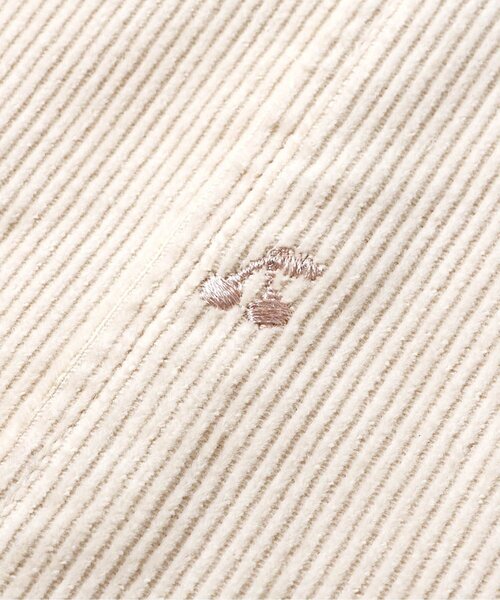 apres les cours（アプレレクール）の「【リンク/ジュニア対応】さくらんぼ・ハート刺繍ジャンスカ（ジャンパースカート・キッズ・アイボリー/インディゴブルー・100/80/140/130/120/110/90）」の15枚目の写真