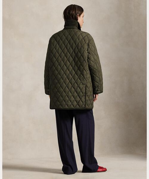 POLO RALPH LAUREN(ポロ ラルフ ローレン)の「キルテッド バーン ジャケット(その他アウター・レディース・グリーン・XS/L/M/S/XXS)」の6枚目の写真
