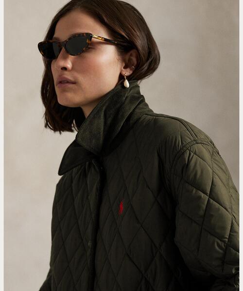 POLO RALPH LAUREN(ポロ ラルフ ローレン)の「キルテッド バーン ジャケット(その他アウター・レディース・グリーン・XS/L/M/S/XXS)」の7枚目の写真