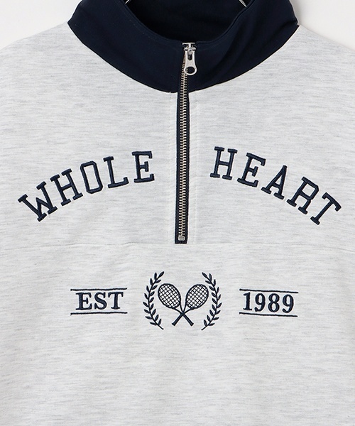 LOVETOXIC(ラブトキシック)の「【LTXC】バイカラージップ セットアップ(セットアップ・キッズ・ホワイト系その他/オフホワイト/ブラック・S:140cm/L:160cm/M:150cm/130cm)」の11枚目の写真