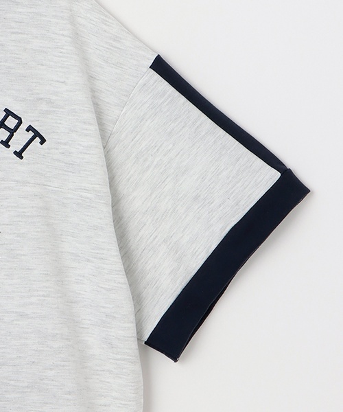 LOVETOXIC(ラブトキシック)の「【LTXC】バイカラージップ セットアップ(セットアップ・キッズ・ホワイト系その他/オフホワイト/ブラック・S:140cm/L:160cm/M:150cm/130cm)」の12枚目の写真