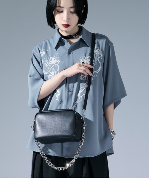 Ellno Loset（エルノロゼット）の「チェーンツキマルチWAYショルダーバッグ（ショルダーバッグ・メンズ・ブラック・FREE）」の6枚目の写真