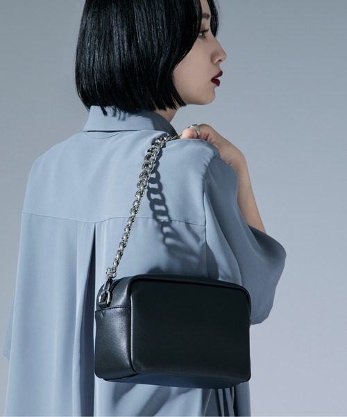 Ellno Loset（エルノロゼット）の「チェーンツキマルチWAYショルダーバッグ（ショルダーバッグ・メンズ・ブラック・FREE）」の5枚目の写真