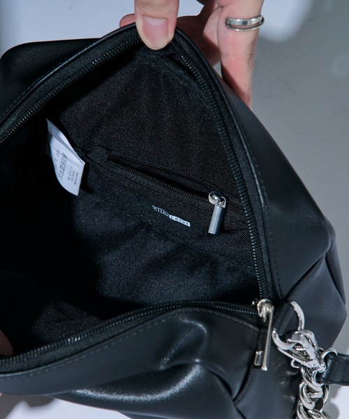 Ellno Loset（エルノロゼット）の「チェーンツキマルチWAYショルダーバッグ（ショルダーバッグ・メンズ・ブラック・FREE）」の16枚目の写真