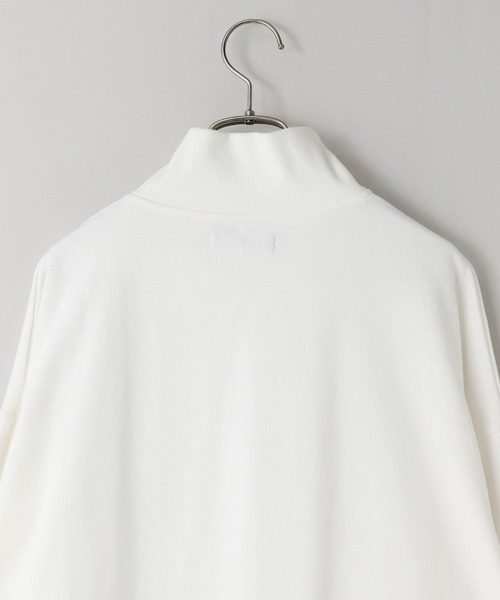 LOWRYS FARM（ローリーズファーム）の「【LFM(U)】ウラケハーフＺＩＰプルオーバー　593405（スウェット・メンズ・ホワイト/チャコールグレー・MEDIUM/LARGE）」の9枚目の写真