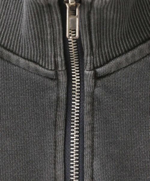 LOWRYS FARM（ローリーズファーム）の「【LFM(U)】ウラケハーフＺＩＰプルオーバー　593405（スウェット・メンズ・ホワイト/チャコールグレー・MEDIUM/LARGE）」の11枚目の写真