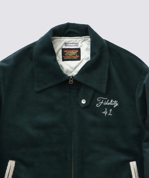 FIDELITY（フィデリティ）の「[FIDELITY X SKOOKUM] CORDUROY BLOUSON / コーデュロイジャケット（ブルゾン・メンズ・ネイビー/ブラック/ダークグリーン・MEDIUM/LARGE）」の10枚目の写真