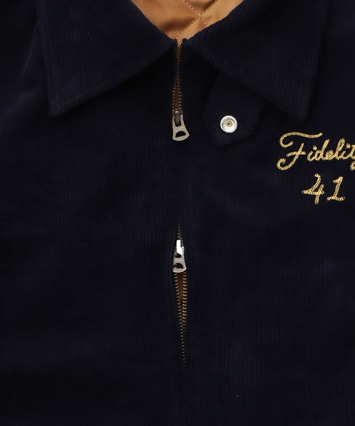 FIDELITY（フィデリティ）の「[FIDELITY X SKOOKUM] CORDUROY BLOUSON / コーデュロイジャケット（ブルゾン・メンズ・ネイビー/ブラック/ダークグリーン・MEDIUM/LARGE）」の18枚目の写真