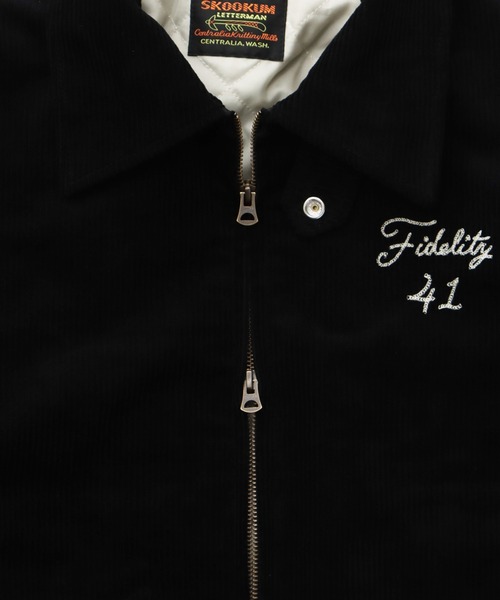 FIDELITY（フィデリティ）の「[FIDELITY X SKOOKUM] CORDUROY BLOUSON / コーデュロイジャケット（ブルゾン・メンズ・ネイビー/ブラック/ダークグリーン・MEDIUM/LARGE）」の6枚目の写真