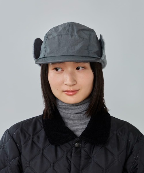 OVERRIDE（オーバーライド）の「OVERRIDE  REN EARFLAP JET CAP / オーバーライド（キャップ・メンズ・ブラック/グレー/ブラウン・FREE）」の16枚目の写真