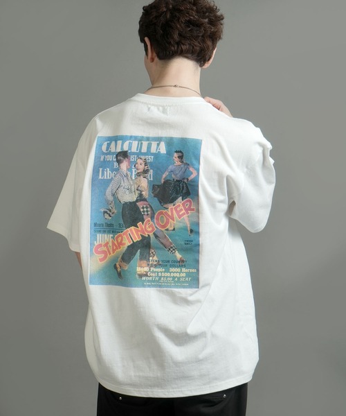 Starting Over(スターティングオーバー)の「【Starting Over/スターティングオーバー】various logo designs T-shirt / ヴィンテージ フォトプリントTシャツ デザイン 半袖 Tシャツ(Tシャツ/カットソー・メンズ・ブラック系その他2/ブラック/ホワイト/ホワイト系その他/ホワイト系その他2/ブラック系その他・M/L)」の1枚目の写真