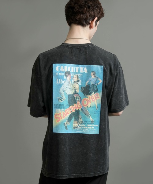 Starting Over(スターティングオーバー)の「【Starting Over/スターティングオーバー】various logo designs T-shirt / ヴィンテージ フォトプリントTシャツ デザイン 半袖 Tシャツ(Tシャツ/カットソー・メンズ・ブラック系その他2/ブラック/ホワイト/ホワイト系その他/ホワイト系その他2/ブラック系その他・M/L)」の6枚目の写真