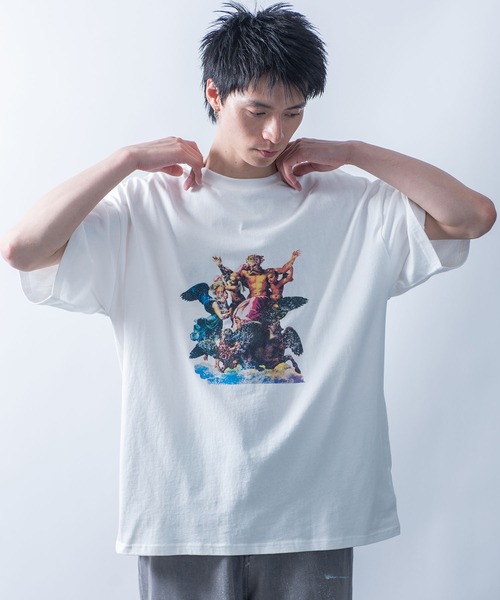 Starting Over(スターティングオーバー)の「【Starting Over/スターティングオーバー】various logo designs T-shirt / ヴィンテージ フォトプリントTシャツ デザイン 半袖 Tシャツ(Tシャツ/カットソー・メンズ・ブラック系その他2/ブラック/ホワイト/ホワイト系その他/ホワイト系その他2/ブラック系その他・M/L)」の14枚目の写真