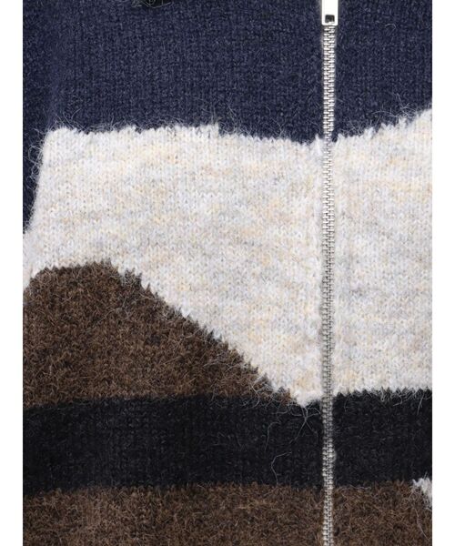 VEQUM(VEQUM)の「【VEQUM】JACQUARD PATTERN KNIT(ニット/セーター・レディース・アイボリー/ブラウン・FREE)」の13枚目の写真