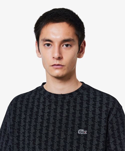 セール】インディゴ鹿の子地 モノグラム半袖Tシャツ（Tシャツ