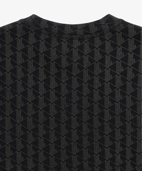 LACOSTE(ラコステ)の「インディゴ鹿の子地 モノグラム半袖Tシャツ(Tシャツ/カットソー・メンズ・ブラック/ライトインディゴブルー/インディゴブルー・2/3/4/5)」の11枚目の写真