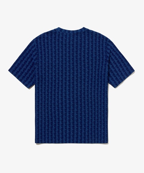 LACOSTE(ラコステ)の「インディゴ鹿の子地 モノグラム半袖Tシャツ(Tシャツ/カットソー・メンズ・ブラック/ライトインディゴブルー/インディゴブルー・2/3/4/5)」の18枚目の写真