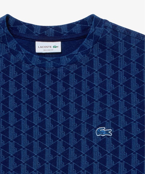 セール】インディゴ鹿の子地 モノグラム半袖Tシャツ（Tシャツ