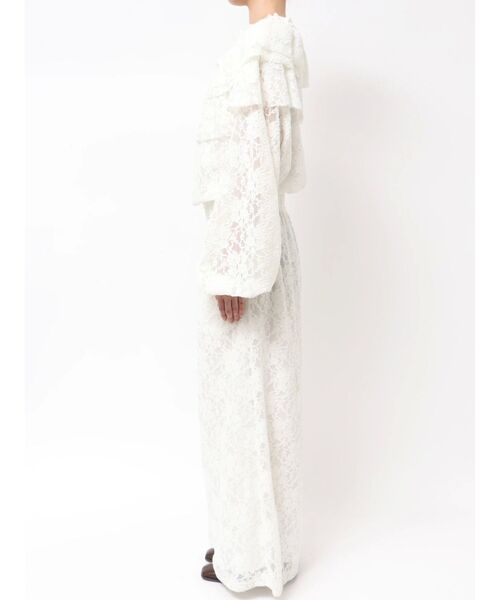 Ungrid(アングリッド)の「フリルデザインロンパース(つなぎ/オールインワン・レディース・オフホワイト/ブラック/ブルー・FREE)」の19枚目の写真