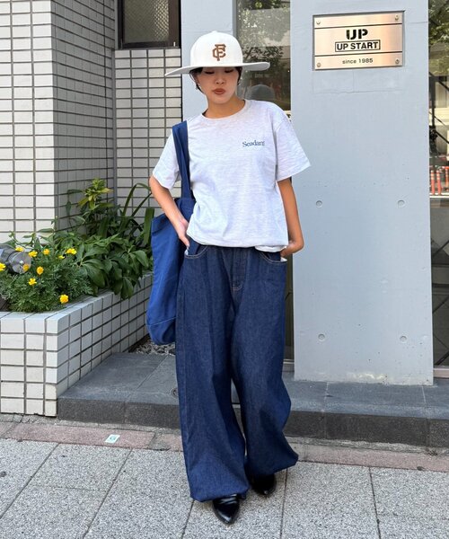 Franklin Climbing（フランクリンクライミング）の「【Franklin Climbing】ロングプリムハット（ハット・レディース・ネイビー/ブラウン/アイボリー/ブラック・FREE）」の5枚目の写真