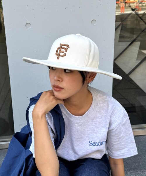 Franklin Climbing（フランクリンクライミング）の「【Franklin Climbing】ロングプリムハット（ハット・レディース・ネイビー/ブラウン/アイボリー/ブラック・FREE）」の9枚目の写真