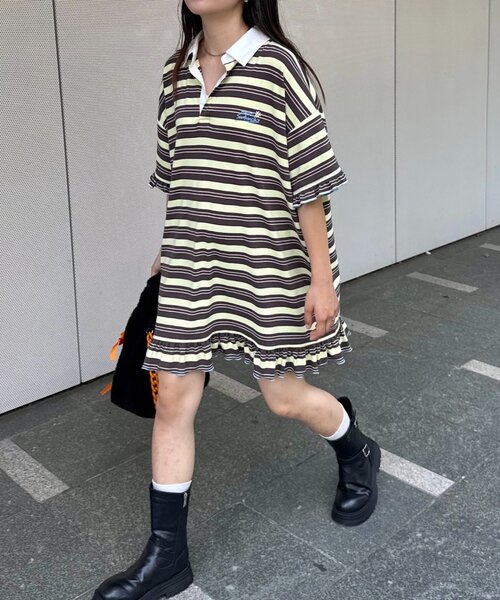 HELLO.SANFRANCISCO/ハローサンフランシスコ】ロゴ刺繍ラガー