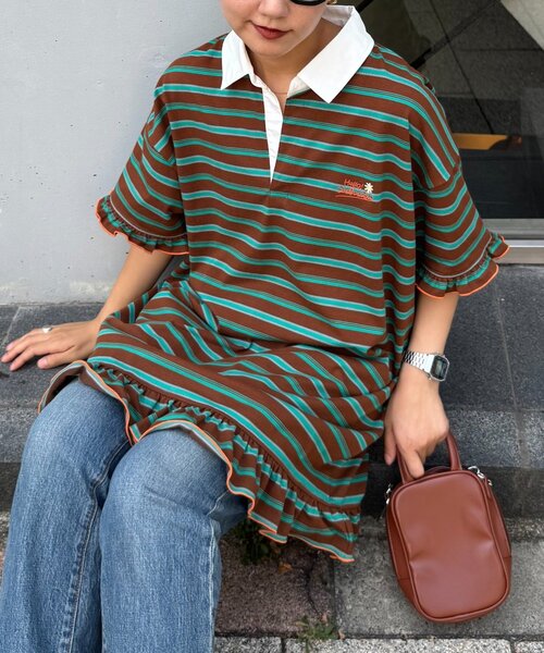 セール】【HELLO.SANFRANCISCO/ハローサンフランシスコ】ロゴ刺繍