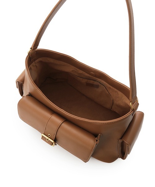 Mila Owen（ミラオーウェン）の「ポケット付きショルダーバッグ（ショルダーバッグ・レディース・キャメル/イエロー/ブラック・F）」の20枚目の写真