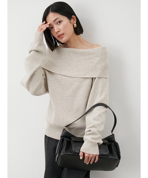 Mila Owen（ミラオーウェン）の「ポケット付きショルダーバッグ（ショルダーバッグ・レディース・キャメル/イエロー/ブラック・F）」の6枚目の写真