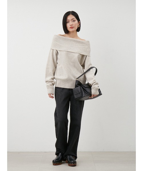 Mila Owen（ミラオーウェン）の「ポケット付きショルダーバッグ（ショルダーバッグ・レディース・キャメル/イエロー/ブラック・F）」の8枚目の写真