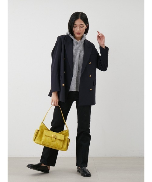 Mila Owen（ミラオーウェン）の「ポケット付きショルダーバッグ（ショルダーバッグ・レディース・キャメル/イエロー/ブラック・F）」の15枚目の写真