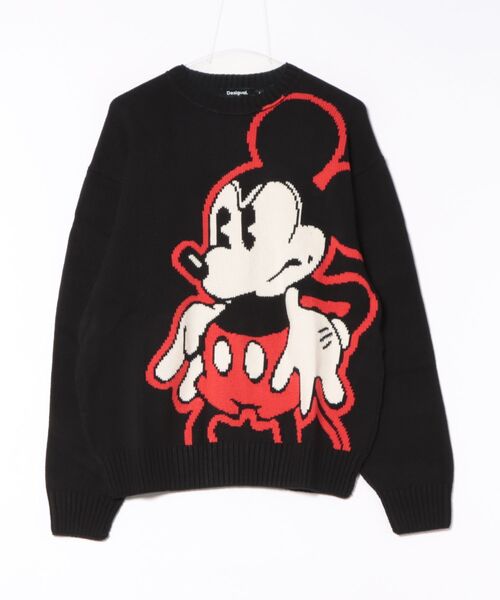 Desigual（デシグアル）の「ミッキーマウスBCIコットンセーター ニット ブラック（ニット/セーター・メンズ・ブラック・L/XL/M/S/XXL）」の5枚目の写真