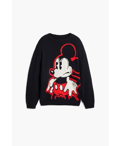 Desigual（デシグアル）の「ミッキーマウスBCIコットンセーター ニット ブラック（ニット/セーター・メンズ・ブラック・L/XL/M/S/XXL）」の6枚目の写真
