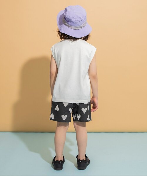 BREEZE（ブリーズ）の「【UVカット/撥水加工】水陸両用総柄アクティブパンツ（その他パンツ・キッズ・チャコール/キナリ/ネイビー/オレンジ/ブラック/ターコイズブルー・80/90/100/110/120/130/140/150/160）」の8枚目の写真