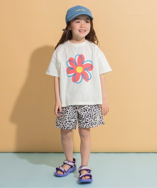 BREEZE（ブリーズ）の「【UVカット/撥水加工】水陸両用総柄アクティブパンツ（その他パンツ・キッズ・チャコール/キナリ/ネイビー/オレンジ/ブラック/ターコイズブルー・80/90/100/110/120/130/140/150/160）」の9枚目の写真