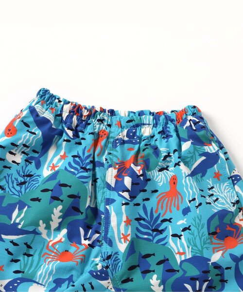 BREEZE（ブリーズ）の「【UVカット/撥水加工】水陸両用総柄アクティブパンツ（その他パンツ・キッズ・チャコール/キナリ/ネイビー/オレンジ/ブラック/ターコイズブルー・80/90/100/110/120/130/140/150/160）」の13枚目の写真