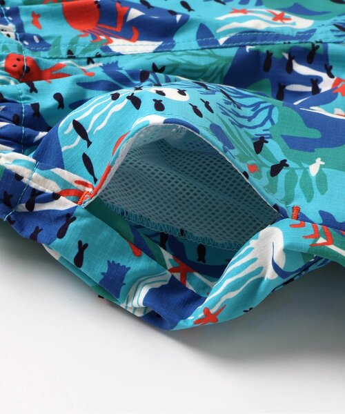 BREEZE（ブリーズ）の「【UVカット/撥水加工】水陸両用総柄アクティブパンツ（その他パンツ・キッズ・チャコール/キナリ/ネイビー/オレンジ/ブラック/ターコイズブルー・80/90/100/110/120/130/140/150/160）」の15枚目の写真