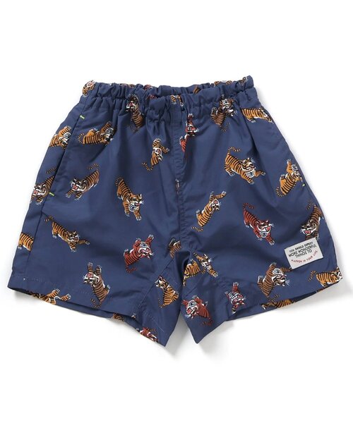 BREEZE（ブリーズ）の「【UVカット/撥水加工】水陸両用総柄アクティブパンツ（その他パンツ・キッズ・チャコール/キナリ/ネイビー/オレンジ/ブラック/ターコイズブルー・80/90/100/110/120/130/140/150/160）」の4枚目の写真