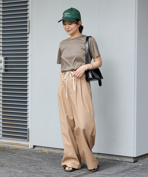 JOURNAL STANDARD（ジャーナルスタンダード）の「《追加4》汗ジミ防止ナノシアハーフスリーブT（Tシャツ/カットソー・レディース・レッド/ホワイト/ライトグレー/ブラック・FREE）」の22枚目の写真