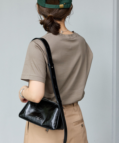 JOURNAL STANDARD(ジャーナルスタンダード)の「《追加4》汗ジミ防止ナノシアハーフスリーブT(Tシャツ/カットソー・レディース・レッド/ホワイト/ライトグレー/ブラック・FREE)」の13枚目の写真