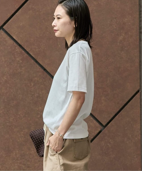 JOURNAL STANDARD(ジャーナルスタンダード)の「《追加4》汗ジミ防止ナノシアハーフスリーブT(Tシャツ/カットソー・レディース・レッド/ホワイト/ライトグレー/ブラック・FREE)」の16枚目の写真