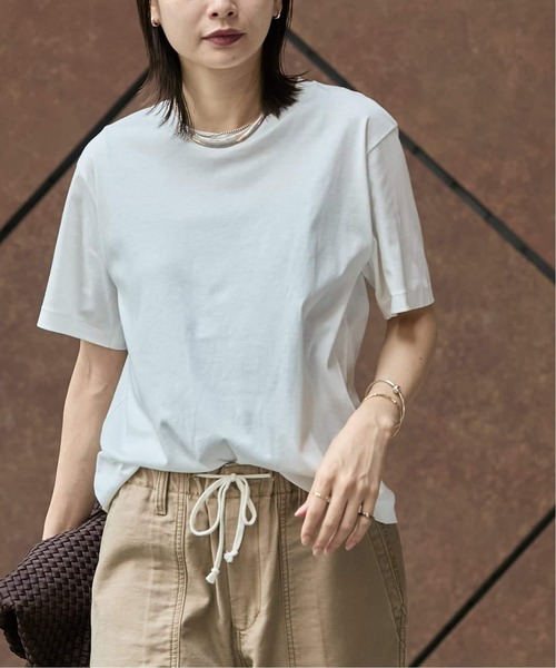JOURNAL STANDARD(ジャーナルスタンダード)の「《追加4》汗ジミ防止ナノシアハーフスリーブT(Tシャツ/カットソー・レディース・レッド/ホワイト/ライトグレー/ブラック・FREE)」の19枚目の写真