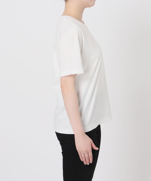 JOURNAL STANDARD（ジャーナルスタンダード）の「《追加4》汗ジミ防止ナノシアハーフスリーブT（Tシャツ/カットソー・レディース・レッド/ホワイト/ライトグレー/ブラック・FREE）」の12枚目の写真