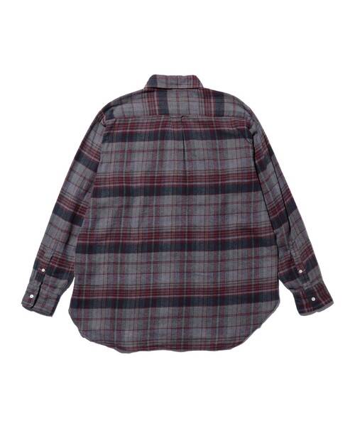 BEAMS PLUS(ビームスプラス)の「インディアン ネルチェック オーバーダイ ボタンダウン シャツ クラシック フィット(シャツ/ブラウス・メンズ・グリーン/レッド/ブルー・S/L/M)」の12枚目の写真