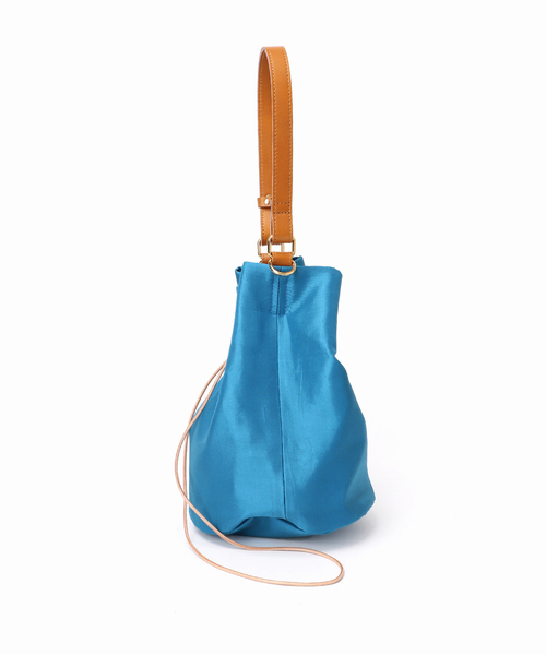 Spick & Span(スピックアンドスパン)の「《WEB限定 / 追加》manipuri/マニプリ スカーフセットバケツバッグ*(ハンドバッグ・レディース・ブラウン/ブルー・FREE)」の21枚目の写真