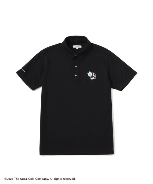 セール】コカ・コーラ バックプリント メンズポロシャツ（ポロシャツ