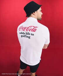 Coca Cola | コカ・コーラ バックプリント メンズポロシャツ(ポロシャツ)
